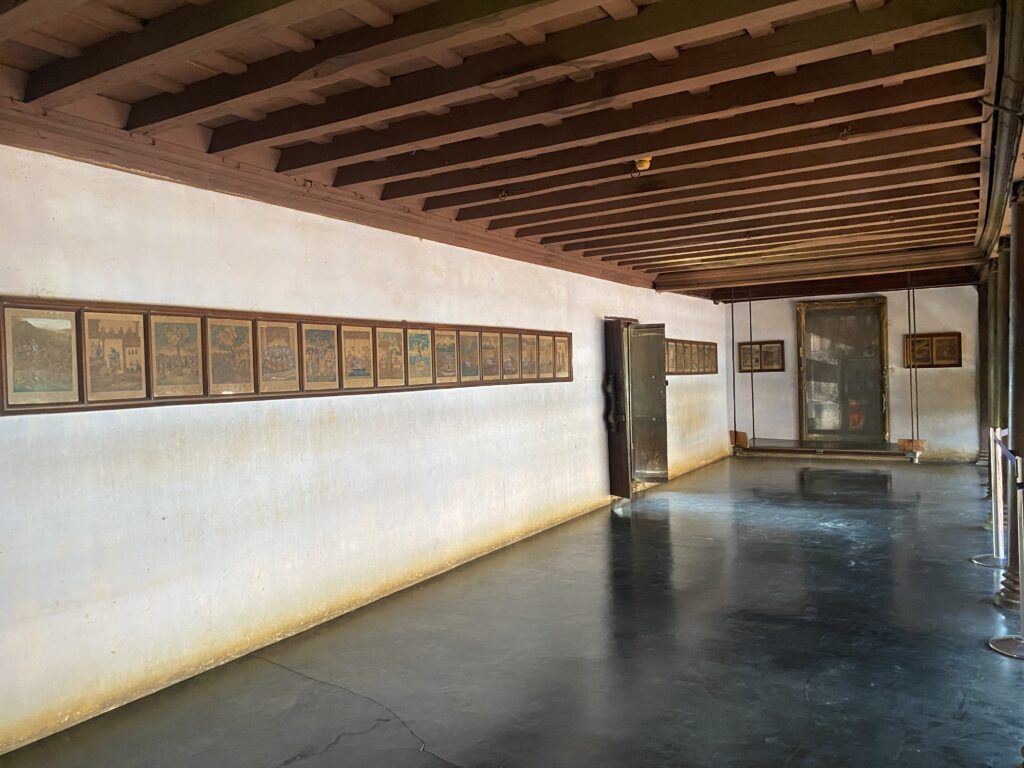 padmanabhapuram palace paintings